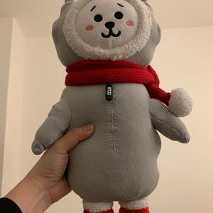 BT21 Winter Holiday RJ Let It Snow Plushie Standing Doll